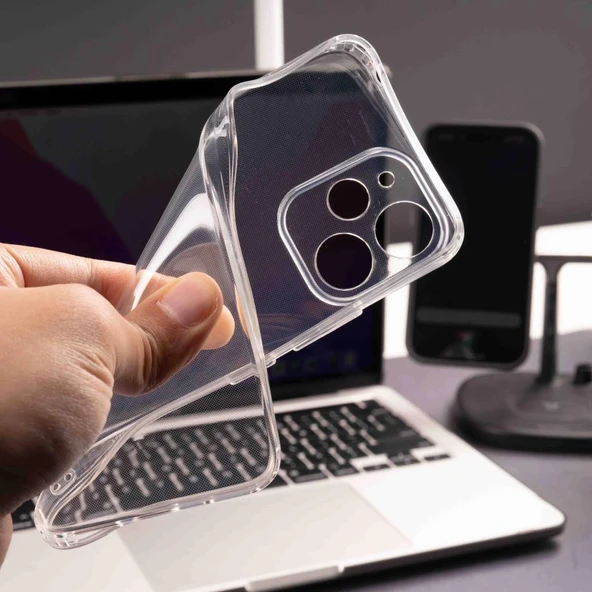 Zore Xiaomi ile uyumlu Redmi 12 4G Kılıf 2mm Anti Shock Silikon - 3