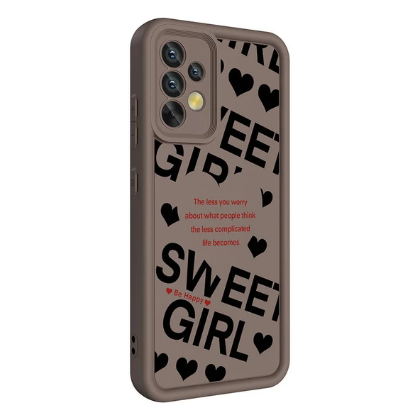 Zore Galaxy ile uyumlu A32 4G Kılıf Kamera Korumalı Baskılı Arka Yüzey Klas Kapak - 11