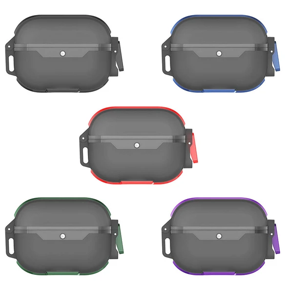 Zore Apple ile uyumlu Airpods ile uyumlu Pro Airbag 34 Darbelere Karşı Dayanıklı Kılıf - 9