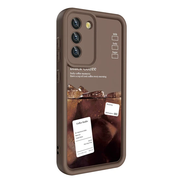 Zore Galaxy ile uyumlu S21 FE Kılıf Kamera Korumalı Baskılı Arka Yüzey Klas Kapak - 10