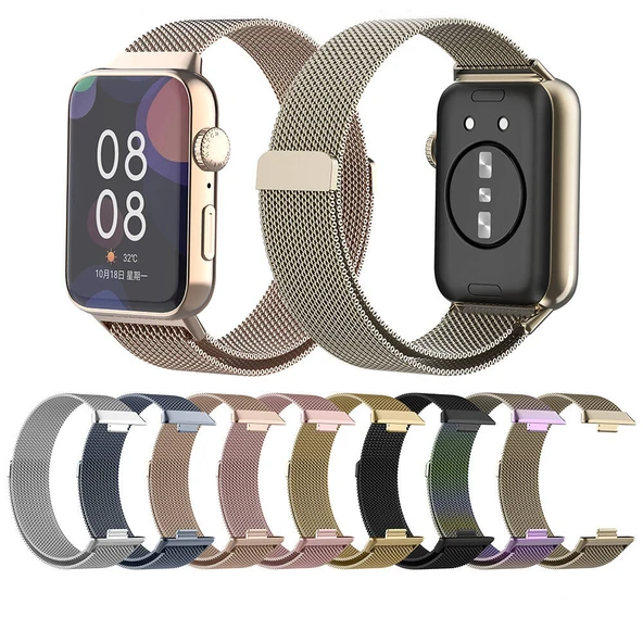 Zore Huawei ile uyumlu Watch Fit 3 KRD-01 Metal Kordon - 4