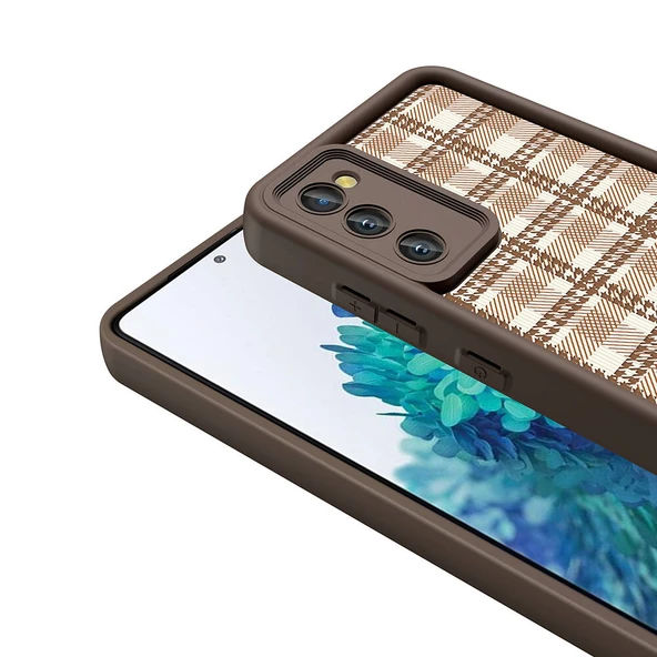 Zore Galaxy ile uyumlu S20 FE Kılıf Kamera Korumalı Baskılı Arka Yüzey Klas Kapak - 6