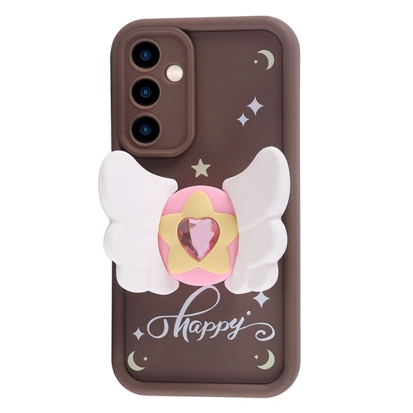 Zore Galaxy ile uyumlu A05S Kılıf Kamera Korumalı Figür Tasarımlı Kapya Kapak - 2