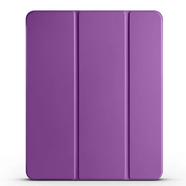 Zore Apple ile uyumlu iPad Air 10.9 2020 (4.Nesil) Smart Cover Kalem Bölmeli Standlı 1-1 Kılıf - 1