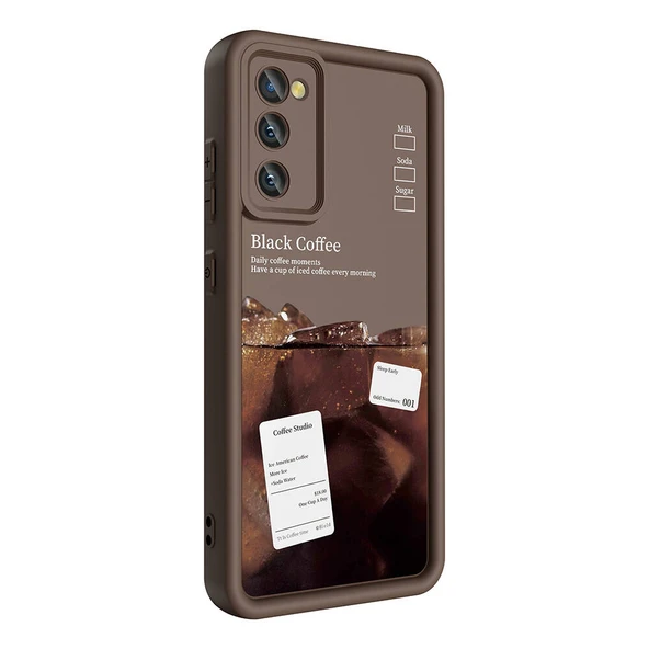 Zore Galaxy ile uyumlu S20 FE Kılıf Kamera Korumalı Baskılı Arka Yüzey Klas Kapak - 10