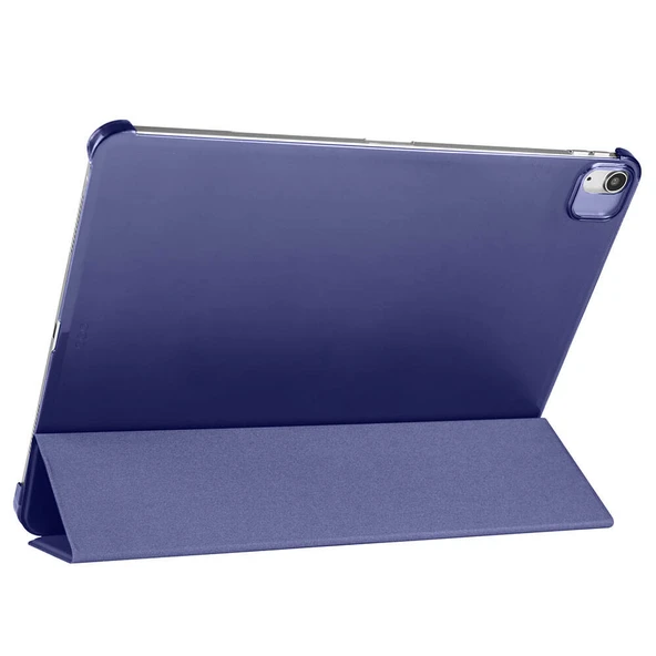 Zore Apple ile uyumlu iPad Pro 12.9 2020 (4.Nesil) Smart Cover Kalem Bölmeli Standlı 1-1 Kılıf - 4