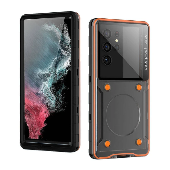 Zore Anti-Knock Airbag Tasarımlı Universal 6.9"inç Su Geçirmez Voter Kapak - 7