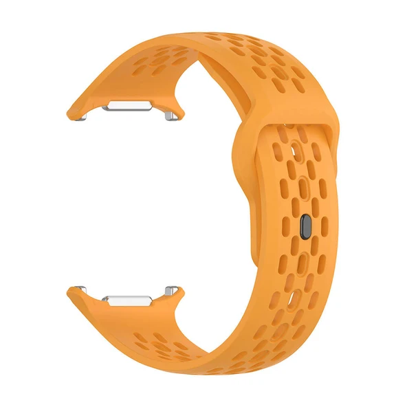 Zore Galaxy ile uyumlu Watch Ultra 47mm KRD-119 Delikli Tasarım Silikon Kordon - 5