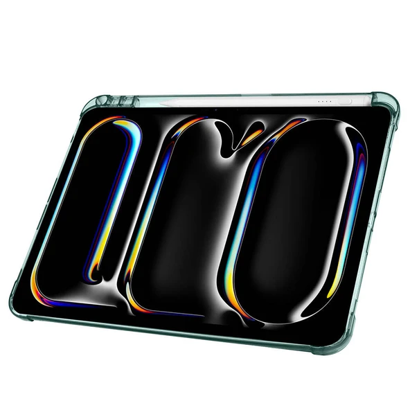 Zore Apple ile uyumlu iPad Pro 11 2024 Kılıf Tri Folding Kalem Bölmeli Standlı Kılıf - 5