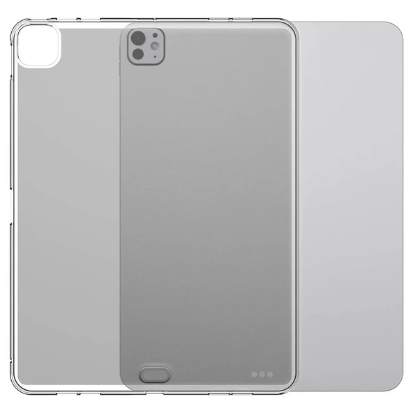 Zore Apple ile uyumlu iPad Pro 13 2024 Kılıf Tablet Süper Silikon Kapak - Resim 2