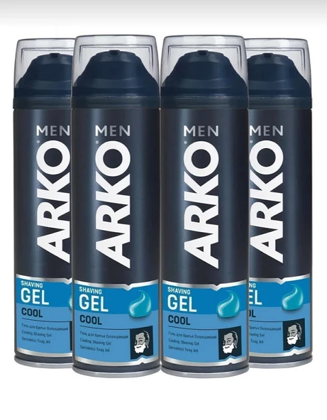 Arko Men Cool 200 ml 4 Adet Tıraş Jeli