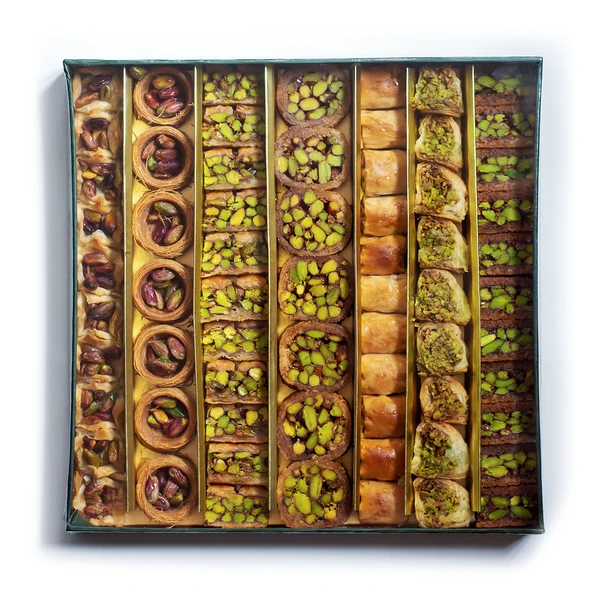 Antep Fıstıklı Kadayıflı Karışık Baklava Kutusu 800 G ürün görseli