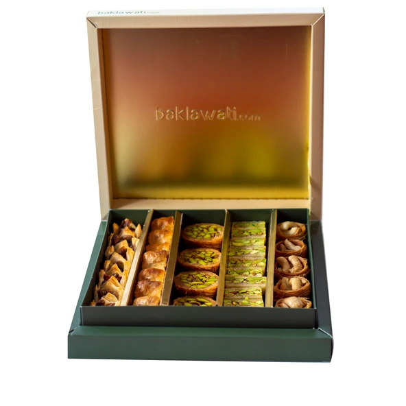 Karışık Fıstık ve Kaju Kadayıflı Baklava Kutusu (400G) - 2