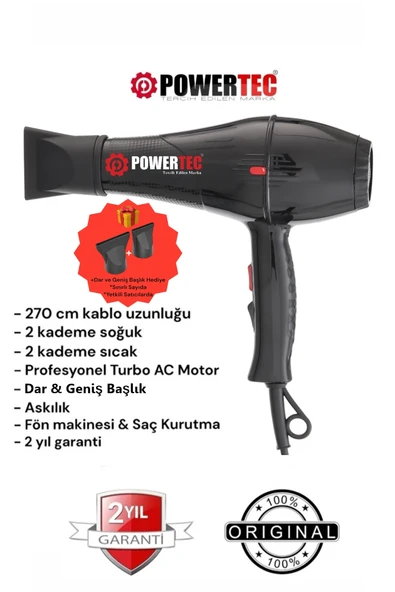 TR-701 Profesyonel Fön Makinesi Performance 2500 - 1
