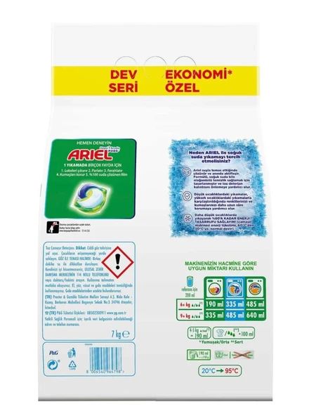 Ariel 7 kg Toz Deterjan - Resim 3