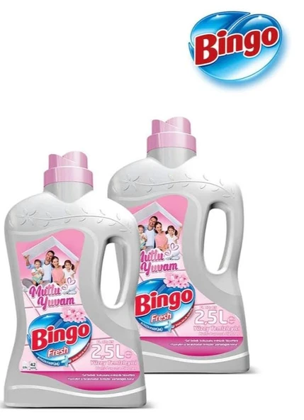 Bingo Fresh Yüzey Temizleyici Mutlu Yuvam 2.5lt X 6 Adet - Resim 2