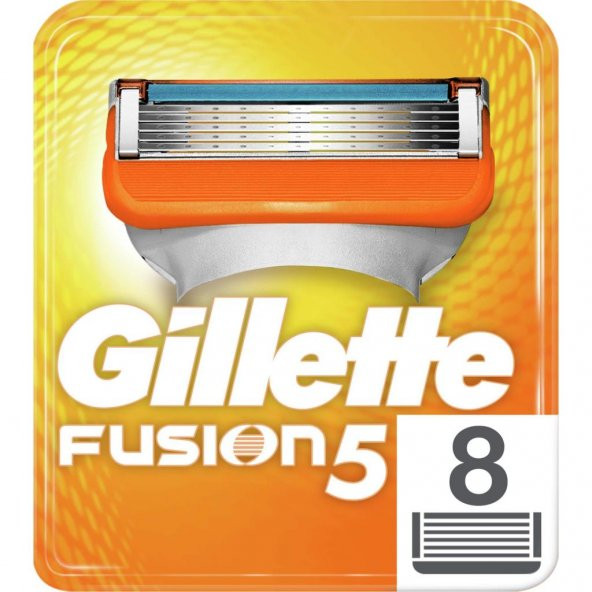 Gillette Fusion Yedek Tıraş Bıçağı 8li Karton Paket