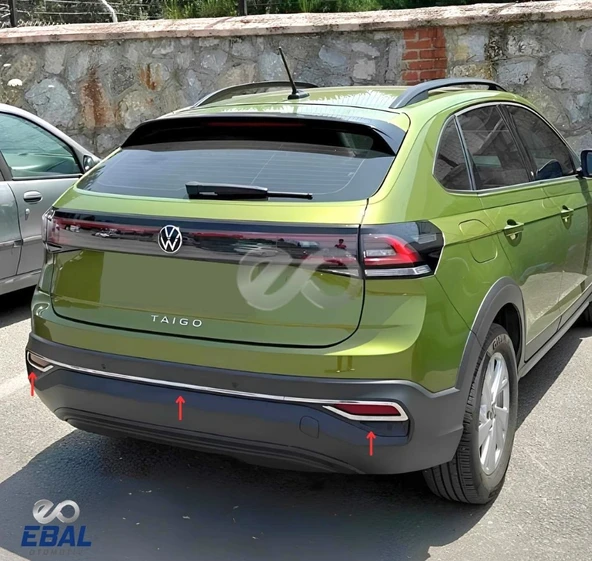 Volkswagen Taigo Krom Reflektör Çerçevesi 3 Parça 2022 ve Üzeri Paslanmaz Çelik - Resim 3