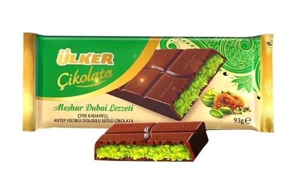 Ülker Meşhur Dubai Lezzeti Çikolata 93 gr 6'lı - 2