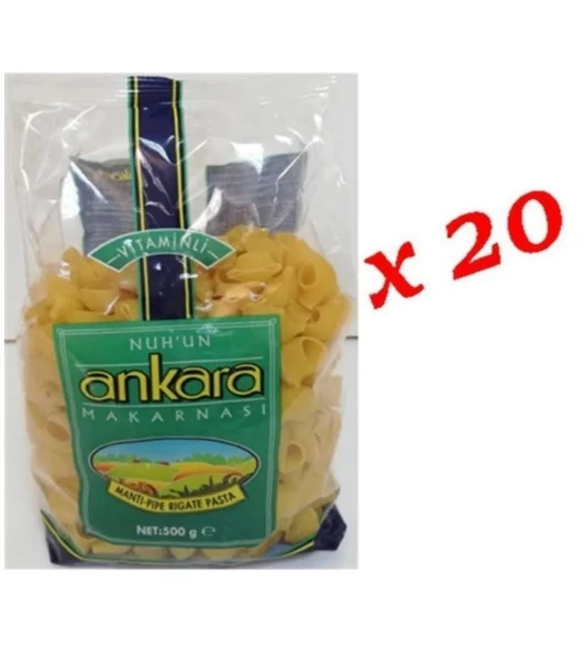 Nuh'un Ankara Mantı Makarna 500 gr 20'li - Resim 2