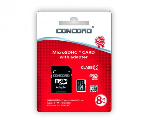 Concord 8 GB Hafıza Kartı CM8 ürün görseli 1