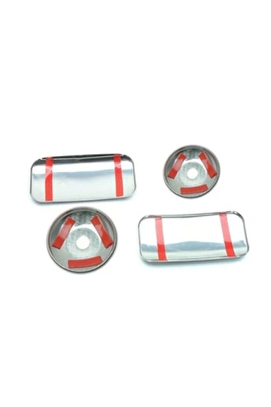 Ford Transit Krom Kapı Kolu 2 Kapı 4 Pcs 2000-2014 Arası Paslanmaz Çelik - Resim 3