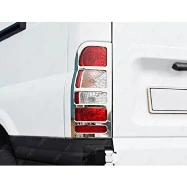 Ford Transit Uyumlu Krom Stop Çerçeve 2 Parça 2000-2014 Paslanmaz Çelik ürün görseli