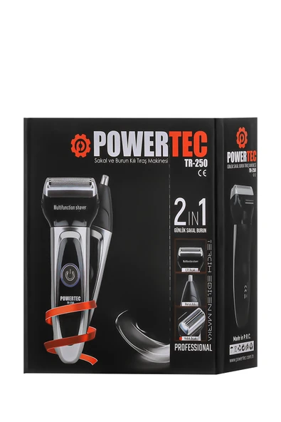 TR-250 Günlük Sakal Tıraş Makinesi  +Kulak-Burun Başlığı - Resim 5