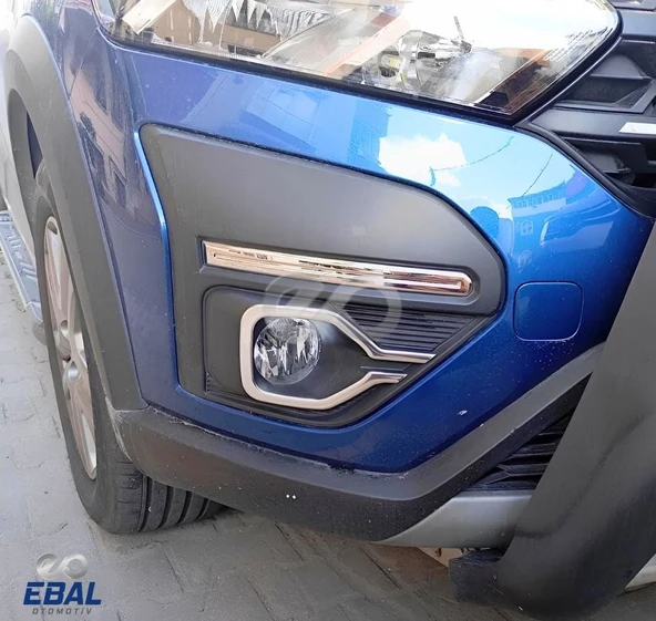 Dacia Jogger Krom Sis Çerçevesi 2 Parça 2021> Paslanmaz Çelik - 2