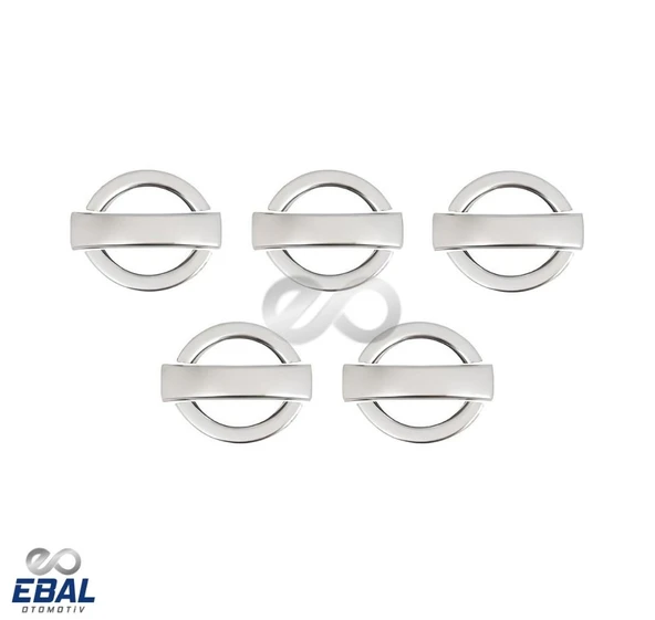 Fiat Doblo Krom Kapı Kolu 5 Kapı 2000-2010 Arası Paslanmaz çelik - 3