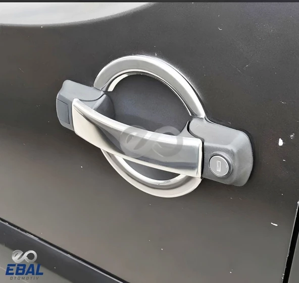 Fiat Doblo Krom Kapı Kolu 5 Kapı 2000-2010 Arası Paslanmaz çelik - 2