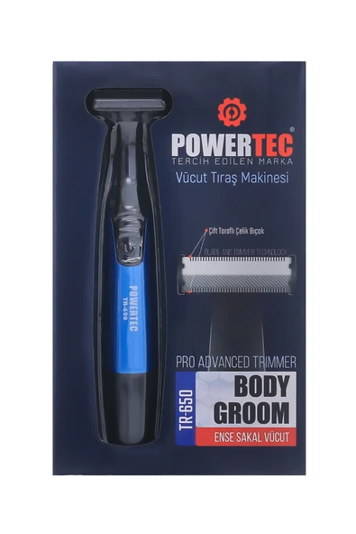TR-650 Body Groom Sakal Vücut Kıl Tüy Tıraş Makinesi - Resim 3