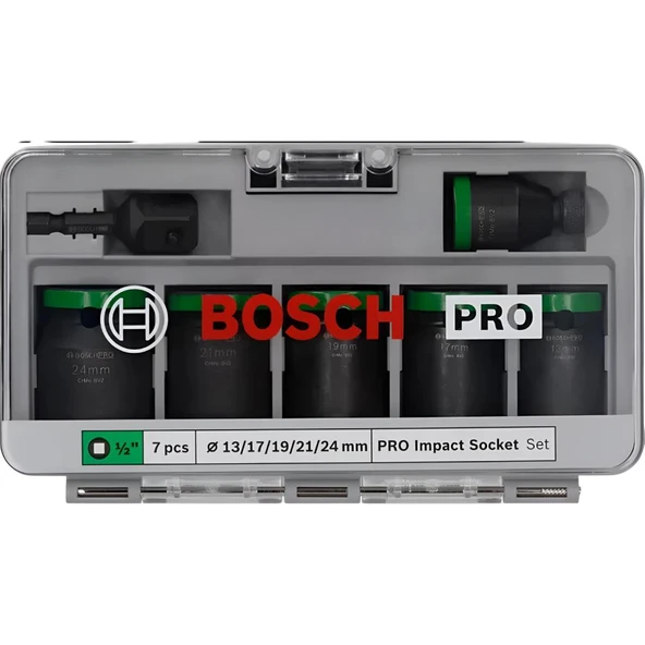 Bosch Pro Impact Lokma Ucu Seti 1/2 7Li 2608003032 - 2