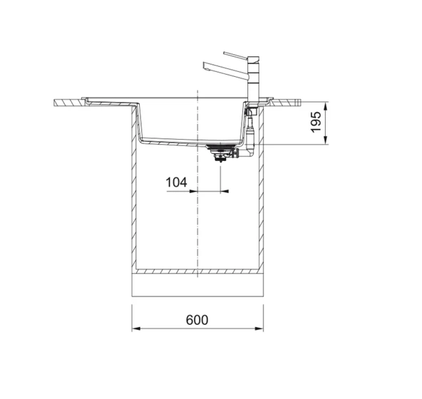 114.0656.035-Franke Fresno Fsg 611-88 Bianco Granit Eviye - 3