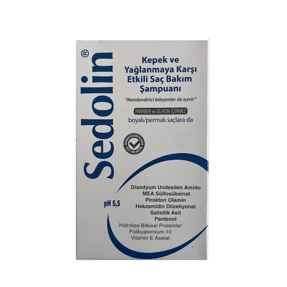 Dermadolin Sedolin Kepek ve Yağlanma Karşıtı Saç Bakım şampuanı 300ml ürün görseli