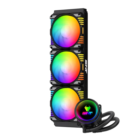 Snt SS360-3F-B Argb 360Mm. Siyah Sıvı Soğutma AM4 AM5 LGA 1200 1700 20XX - 2