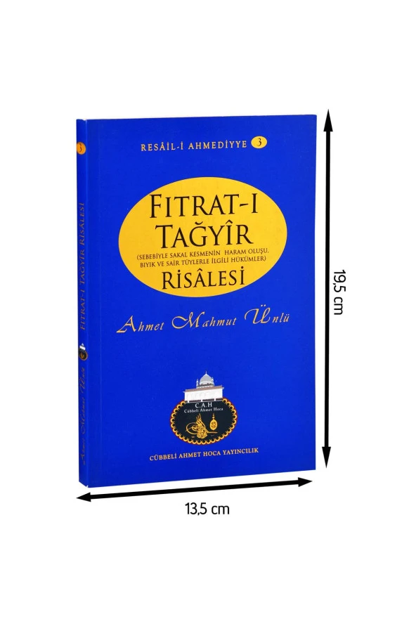 Cübbeli Ahmed Hoca Fıtrat-ı Tağyir Risalesi -1180