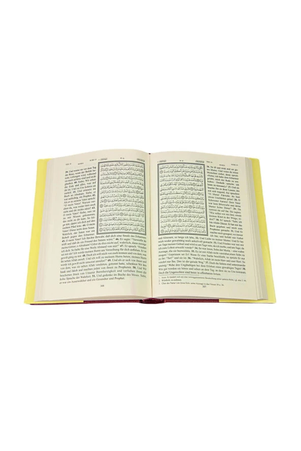 Almanca Mealli Kuranı Kerim-1285 - Resim 3