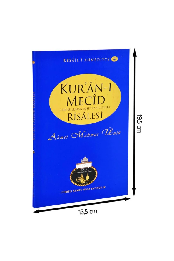 Cübbeli Ahmed Hoca Kur'anı Mecid Risalesi-1156