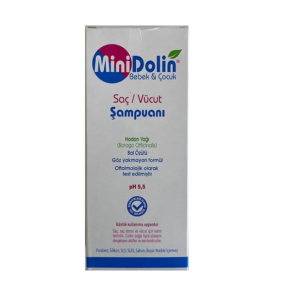 Dermadolin Minidolin Bebek ve Çocuklar İçin Saç ve vücut şampuanı 250ml