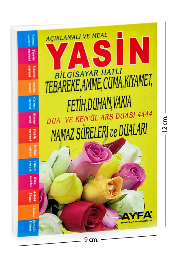 Ekonomik 41 Yasin Kitabı - Cep Boy - 192 Sayfa - Ayfa Yayınevi - Mevlid Hediyeliği