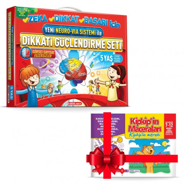 Adeda Dikkati Güçlendirme Seti DGS 5 Yaş - Hikaye Kitabı Hediye