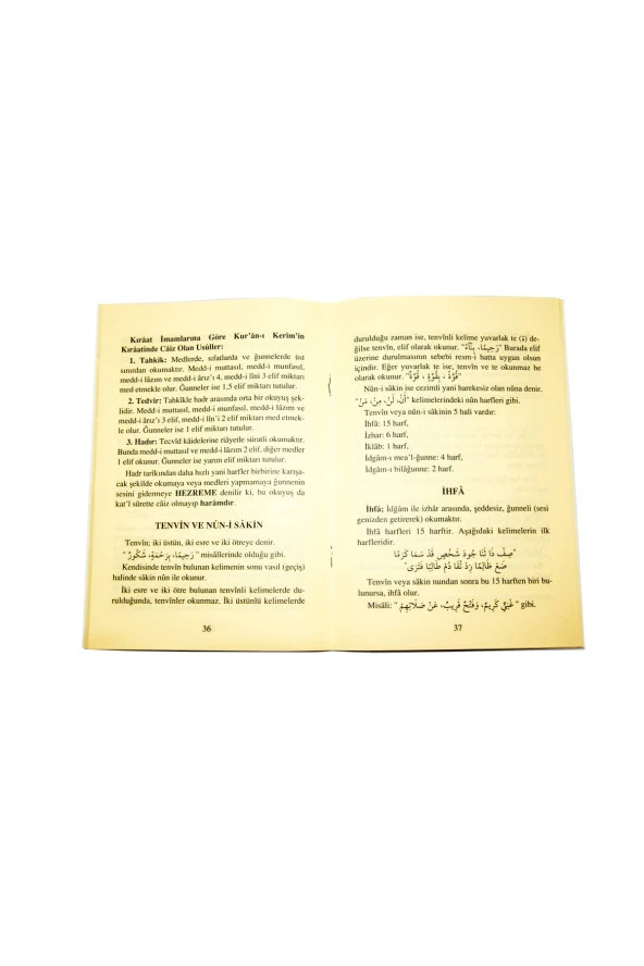 Karabaş Tecvidi Açıklamalı - Fazilet Neşriyat - Resim 3