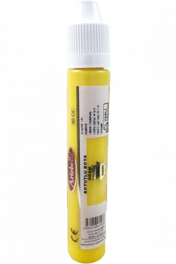 Artebella Akrilik Boyutlu Boya 309630 Sarı 30 ml - 2