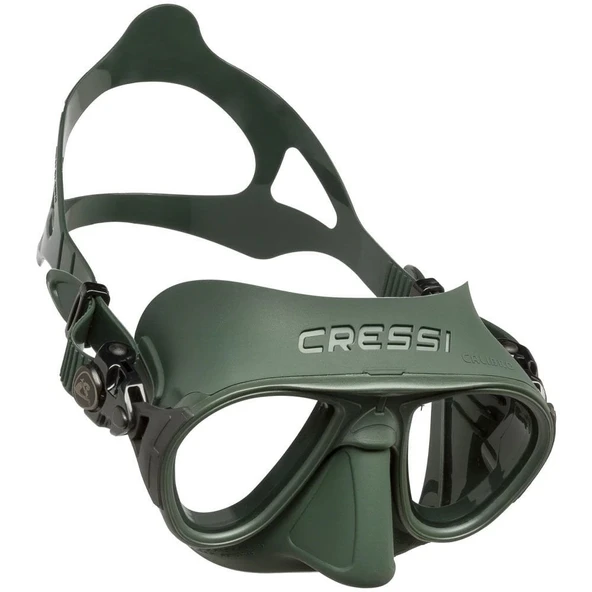 Cressi Calibro Yetişkin Dalış Maskesi Yeşil
