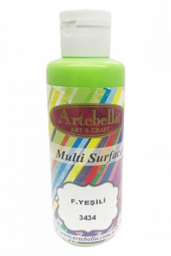 Artebella Multı Surface Boya 3434130 Fıstık Yeşili 130ml - 2
