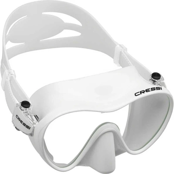 Cressi F1 Frameless Yetişkin Dalış Maskesi Beyaz - 8