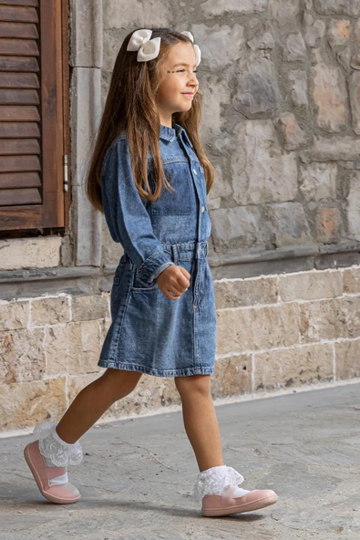 Smart Walker Mary Jane Havalı Pembe Barefoot Kız Babet Ayakkabı - Resim 3