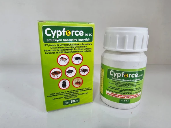 Cypforce 40 EC Kokulu Haşere Öldürücü | 50 ml