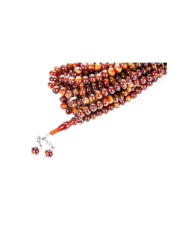 500 lü Tesbih - Kahve-Sarı (Adet) - 2